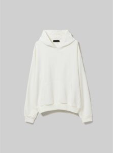 White Boxy Hoodie by Al Nassr Impex